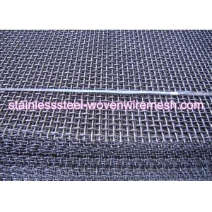 Carbon Steel High Tensile Crimped Wire Mesh With Square Aperture And Round Wire