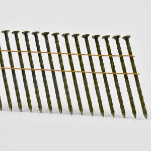 Cheap 15 Degree .083''*2-1/4'' Electric Galvanized Smooth Shank Pallet Coil Nails For Nail Gun for sale