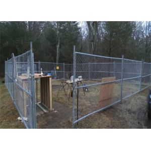 50x50MM Opening 9 Gauge Heavy Duty Chain Link Fencing Fabric Quick To Install