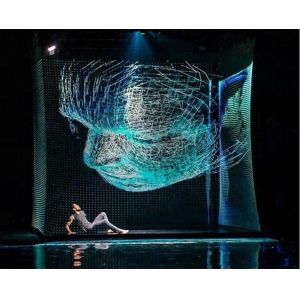 Holo-Gauze for creating pepper ghost hologram and presentation best 3d floating