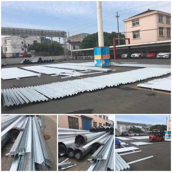 Hot Dip Galvanized 8ft-19.6ft Steel Angle Channel For Electric Power Tower Philippines NPC Construction