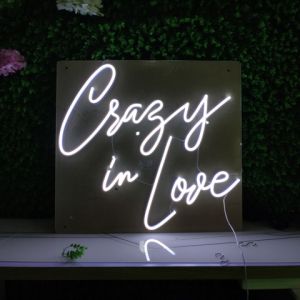 8mm PS Board Acrylic Neon Lighted Sign 50cm IP67 Balcony