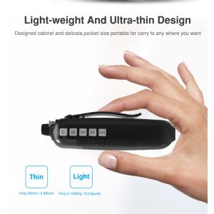Ultralight Light Mini Portable Voice Amplifier LED Display Rechargeable