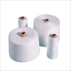 100% Ring Spun Polyester Yarn 30/2 40/2 60/2 Raw White S Twist Yarn Factory