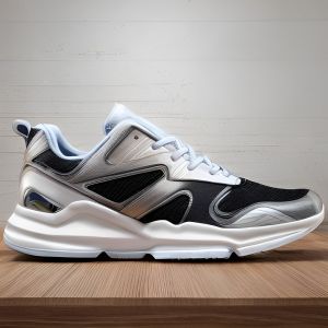 China Mesh Custom Men's Sneakers Lightweight Classic Lace Knit Sneakers Men on sale