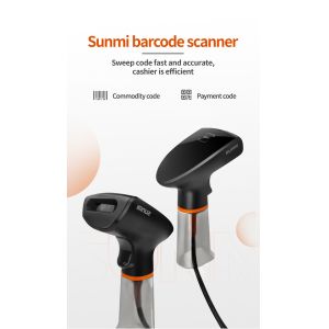 Sunmi Handheld Wired 1D 2D USB Barcode Laser Scanner
