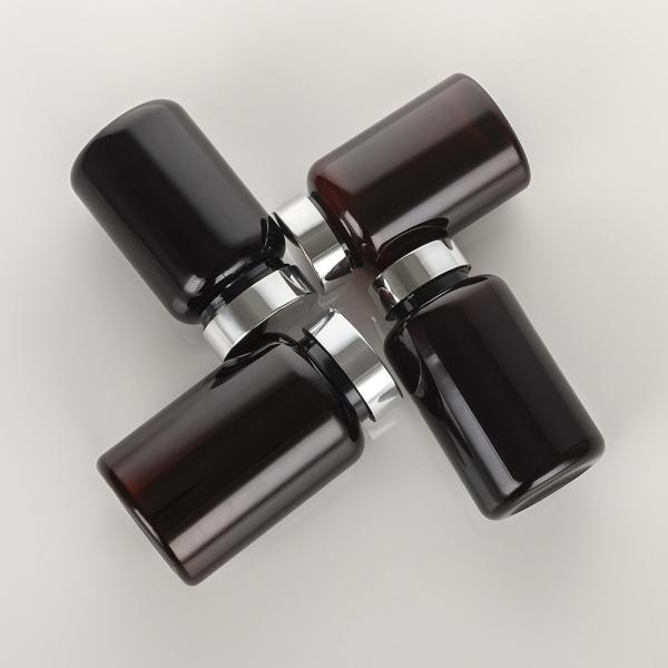 Quality Provide PET Pharmaceutical Green Pill Tablet Packaging Bottle Container for Clear Frosted Plastic Vitamin Capsule Bottle wholesale