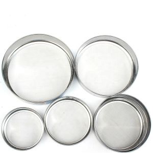 Custom Graded Screening Stainless Steel Fine Mesh Laboratory Test Sieve