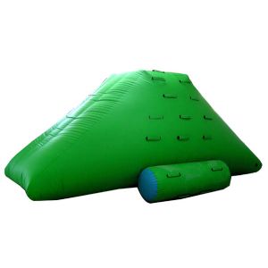 Cheap Green Inflatable Wall With Handles For Water Game In Lake , River Bank And Sea Shore for sale