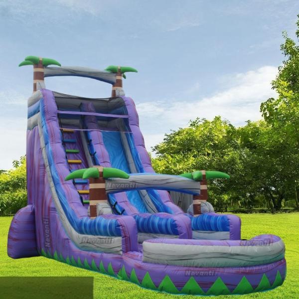 2024 40 ft Inflatable Bounce House Slide Customized Size Allowable Passenger 5