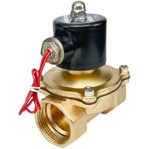 Electric Driving Mode Brass Plunger Solenoid Valve 1/2" Point with ISO 9001