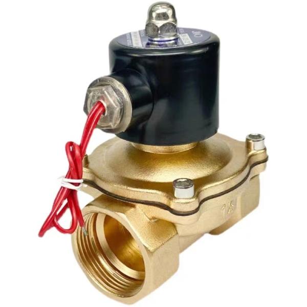 Electric Driving Mode Brass Plunger Solenoid Valve 1/2" Point with ISO 9001