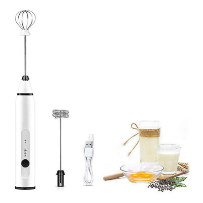 Quality USB Rechargeable Immersion Blender Mini Frother For Cappuccino Latte Coffee Egg wholesale