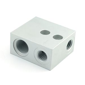 Metal Valve Block for Hydraulic Power Unit Machined to Meet Customer Requirement