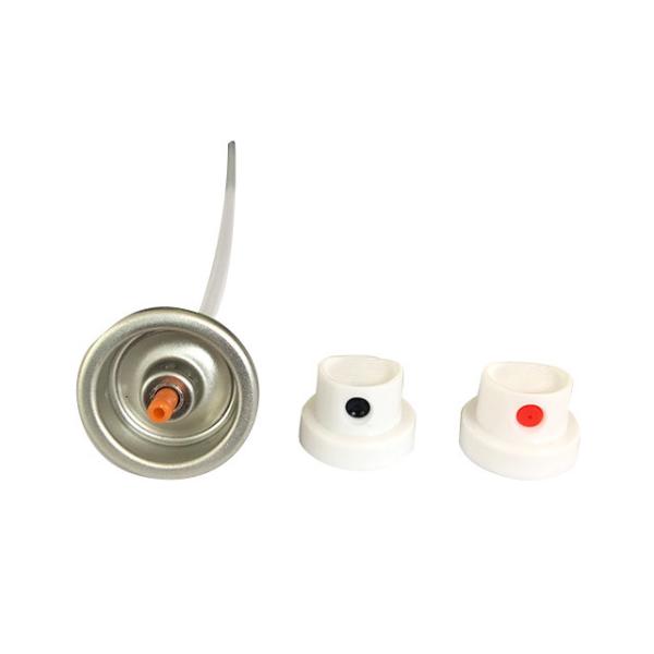 Clear Lacquer Aerosol Can Valve With Actuator For Insecticide Tin Cans