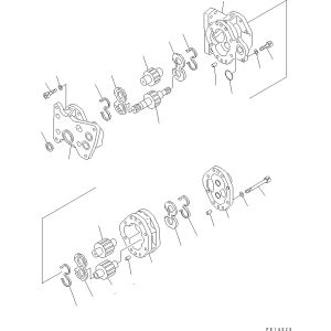 China 704-71-44060 For Komatsu Bulldozer  D375A-6 D375A-5  Hydraulic Main Pump  Original WORK EQUIPMENT PUMP on sale