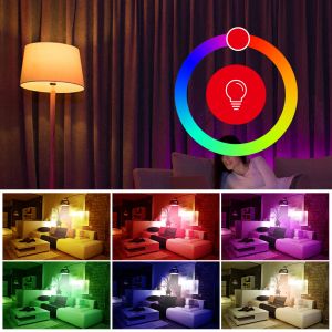 810lm 9W Smart LED Light Bulb E27 Bluetooth Color Changing Dimming