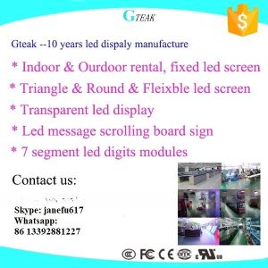 320*160mm Indoor RGB Full Color P2 P3 P4 P5 P6 Flexible LED Display Screen Panel