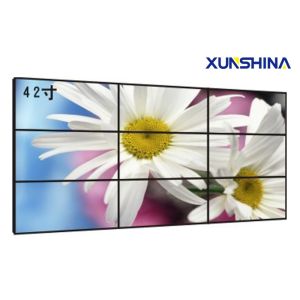 3X3 46 inch Ultra Thin 3.5mm Advertising LCD Video Wall Display With 4K Input