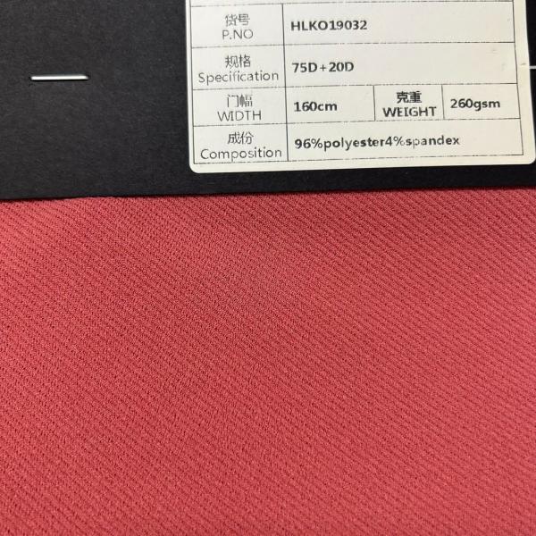 Casual Interlock Knitting Fabric Iamitation Jeans (knitted denim) Fabric for Wear 96%Polyester 4%Spandex 260GSM