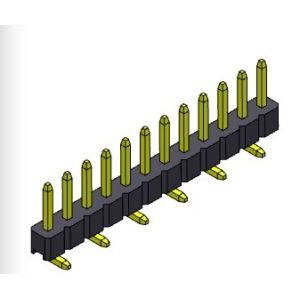 Pin Header Connector 2.00mm Single Row SMT TYPE 1*2PIN To 1*40PIN H=1.50MM