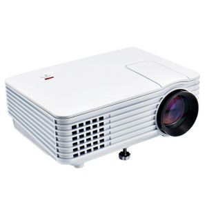 RD805 800 Lumens HDMI/VGA/USB/AV/Audio Input Mini Home Theater Projector (White)
