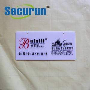 Backlit Photoluminescent Signage Engraved Plastic Signs With UV Printing