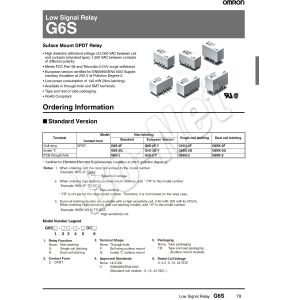 G6S-2F-24VDC Omron orignal new electromagnetic relay G6S-2F-24VDC