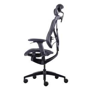 Korean Wintex Mesh 65mm Black PU Swivel Gaming Chair Wire Control Mechanism