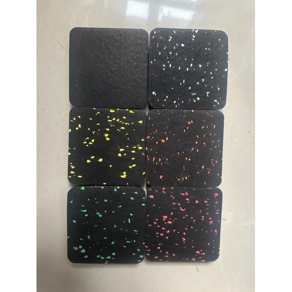 Easy to Clean and Quick-Dry 100cm*100cm 50cm*50cm Gym Rubber Flooring Mats for