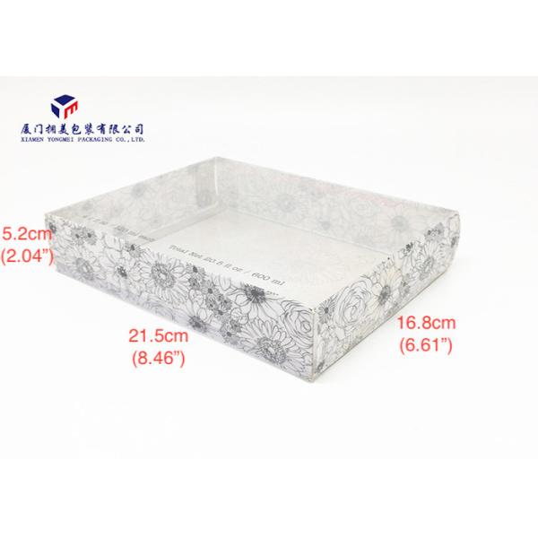 Multifunctional Plastic Retail Packaging Boxes Silver Hot Stamping On Front Side