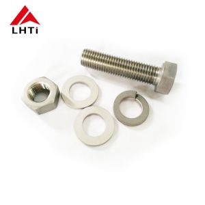 Grade 2 Titanium Cap Screw , 3/8"-16 UNC X 4" C/W Hex Bolts And Nuts