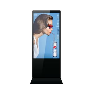 55 Inch 16.7M 1080p Outside Digital Signage Deutsch LCD Display System IR Remote