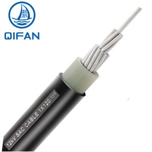 Cheap 12kv 15kv 33kv Al/XLPE/HDPE Sac Aerial Spacer Cable 300mm2 for sale