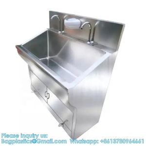 Double Hand Washing Sink Wash Basin With Automatic Sensor Or Pedal Customized