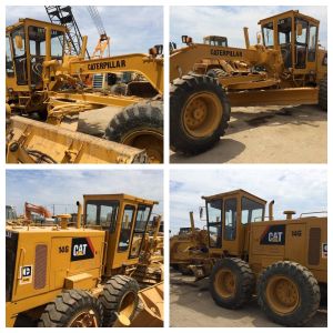 Original Engine Used Motor Grader CAT 14G 173HP For Precision Grading
