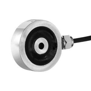 High Capacity Thru Hole Compression Load Cell Small With Simple Structure