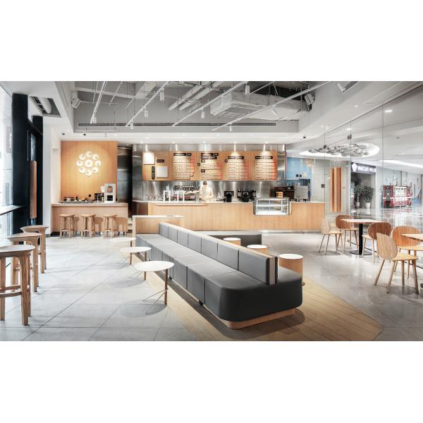 Quality Luxurious Restaurant Booth Style Dining Set Wooden Furniture Customized Design wholesale