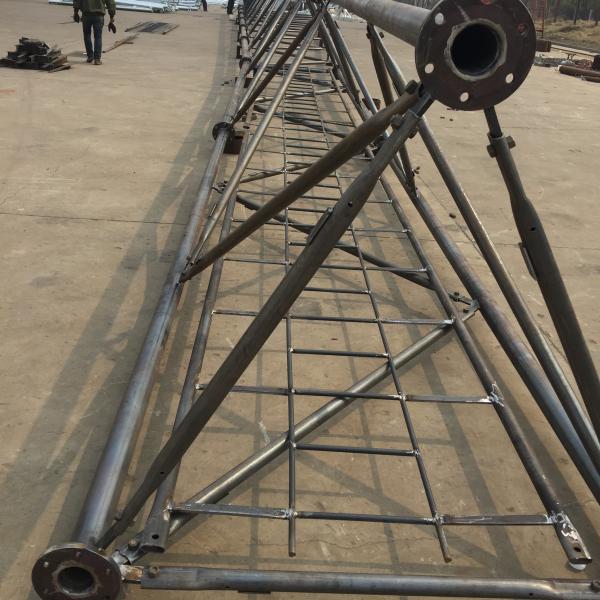 Quality Self Supporting Steel Communication Tower ASTM A123 Galvanization wholesale