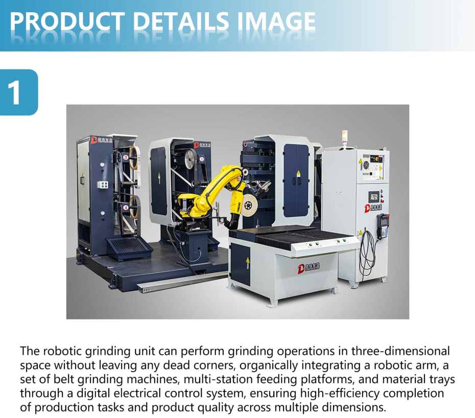 Fully Automatic Robotic Polishing Machine with High Safety Level and Rigidity for Metal Parts