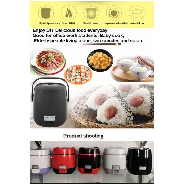 Mini food cooker home appliance useful gifts items electric multi electric mini rice cooker 1.2L