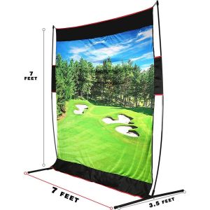 High Durability Fiberglass Golf Hitting Practice Net Durable Long Frame