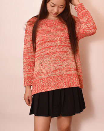 Quality Ladies sweaters Casual Fall and winter clothes Red sweater Loose wholesale