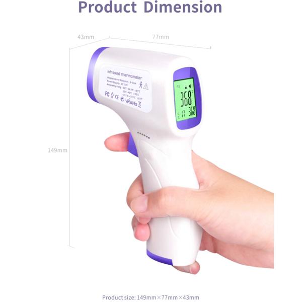 Best Baby Non Contact Forehead Ear Digital Infrared Thermometer Temperature Gun