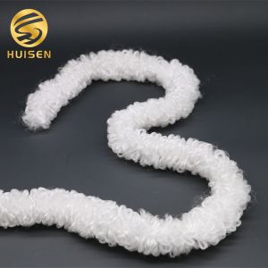 60mm Polyster PP Cord Bio Filter Media For Water Treatment Length Customized