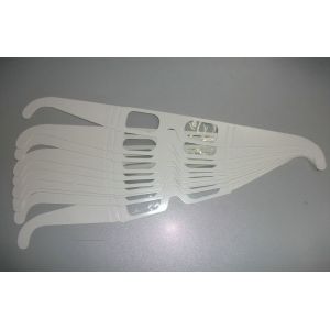 Paper Frame Active Shutter 3d Glasses 0.2mm PET Lenses Eco Friendly