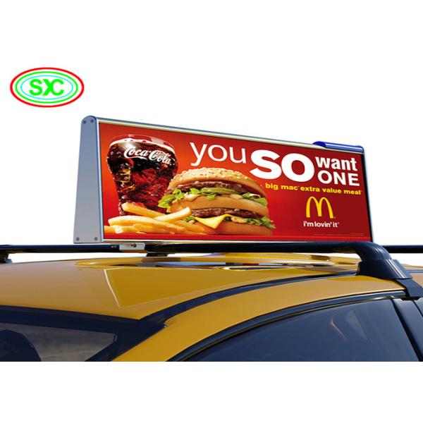 DC 5V Voltage Car LED Sign Display with 1R1G1B Configurations and Animation