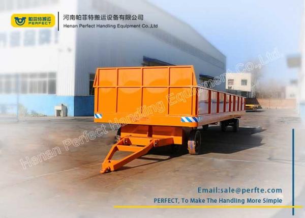 Quality Solid Tyre Heavy Duty Plant Trailer 1 Ton - 100 Tons Large Load Capacity wholesale