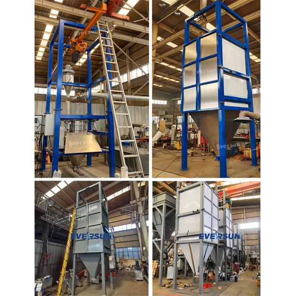Carbon Steel Bag Dump Station 1 - 3T Lifting Capacity Bulk Bag Unloading Station