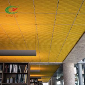 Soundproofing Fiber Acoustic Ceiling Panels Fireproof Multicolor